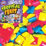 Dubble Bubble Tropical Fruit Chiclet Gum tablets