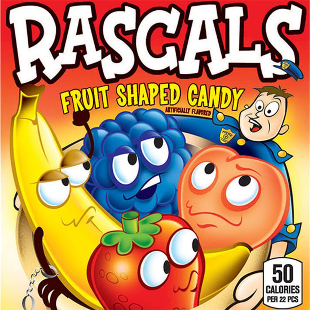 rascals candy display