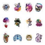 ADD1FOL - Mystic Temporary Tattoos in Folders 300pcs