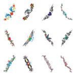 ADD2FOL - Arms and Ankles Temporary Tattoos in Folders 300pcs