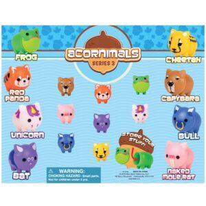 Acornimals Series 3 Display Card - Display Card Back Shot - aa Global - ACA3D