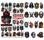 Best of horror stickers flat vending