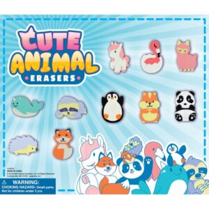 CUERD-Cute Animal Erasers Display Card