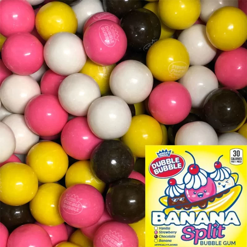 Dubble Bubble Banana Split Gumballs