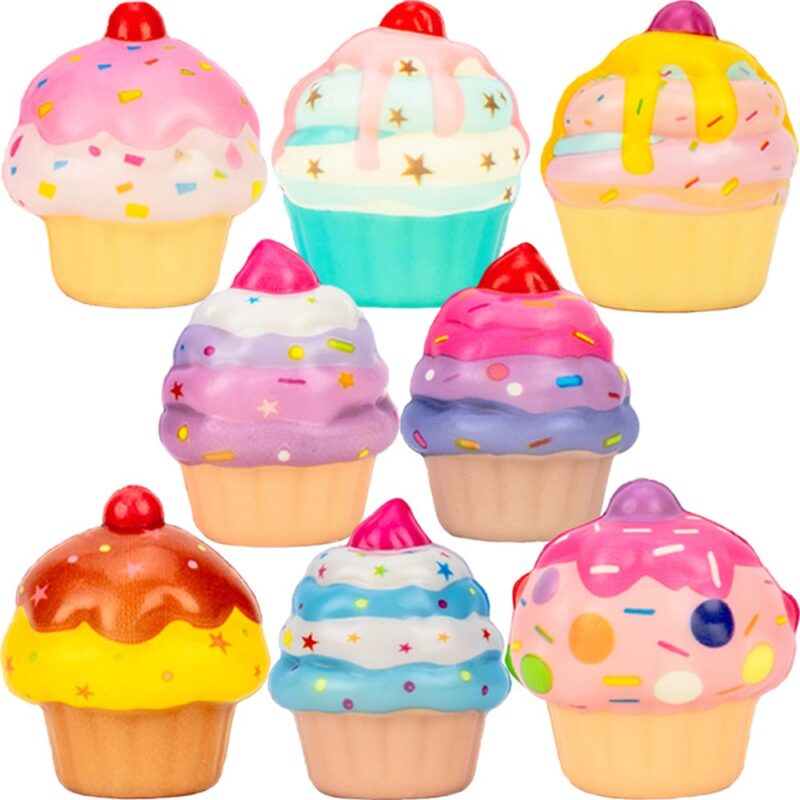 Squishy Cupcake Toys In Bulk Bag