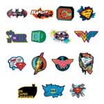 WAR94FOL-DC Comics Logo Stickers in Folders 300pcs