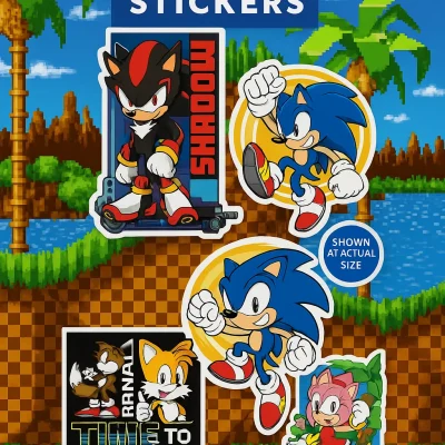 Modern Sonic the Hedgehog Stickers (300 Pieces)