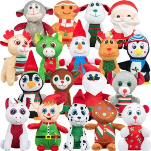 1GSMCHR4-Small Generic 8in-9in Christmas Plush Kit 108 pcs