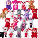 1GSMVAL4-Small Valentines Plush Kit 108 pcs