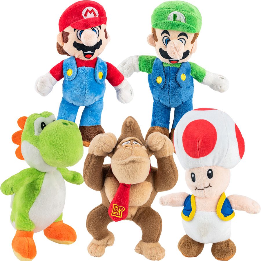 Nintendo 6in-8.5in Plush Asst