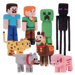 3LMC-Minecraft Plush 8in-12in Asst