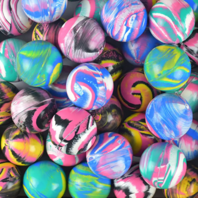 45mm (1.75-Inch) Swirled Ball Mix (50-Pack)