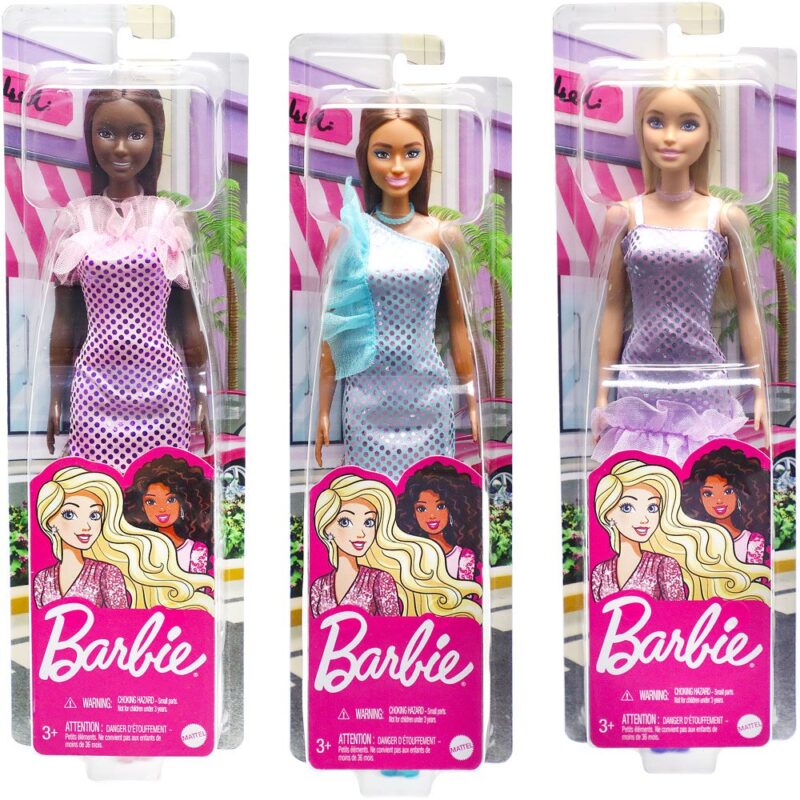 Barbie Glitz Doll Asst - 3 Barbie Glitz Dolls package Shot - aa Global - GR1054