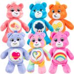 Care Bears Plush 6 5In Asst - 6 Care Bears Plush Group Shot - aa Global - 1LCBEARW3