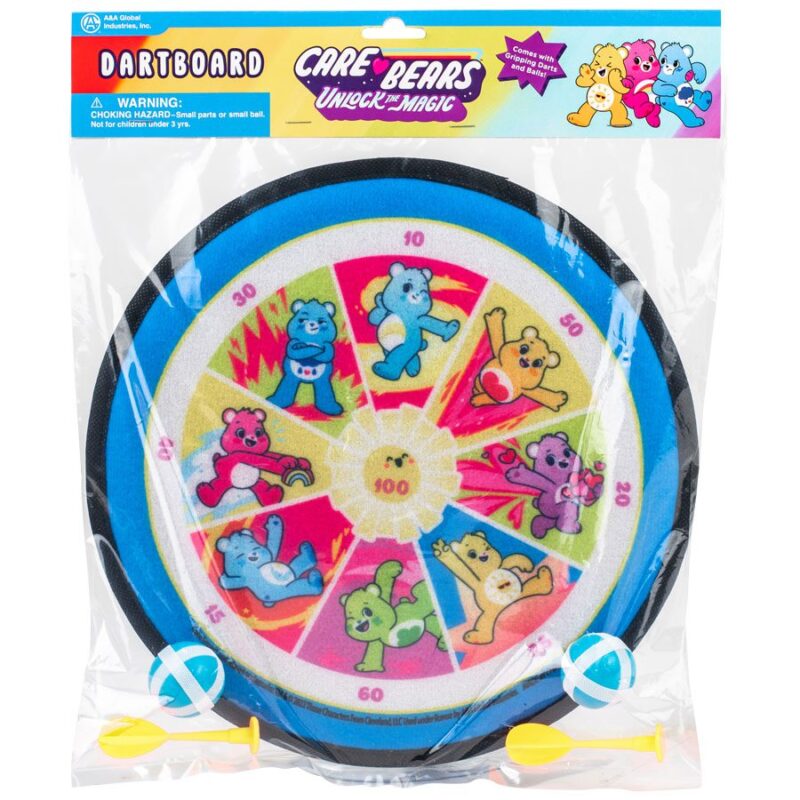 Care Bears Velcro Darts & Balls Dartboard Package