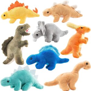 Dinosaur 5In Plush Asst 8Pc - 8 Dinosaur Plush Group Shot - aa Global - 0GMIX7