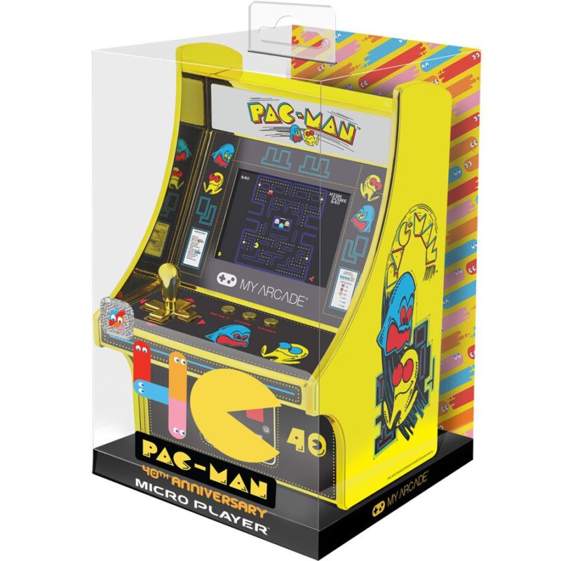 EL2003-Pac Man 40th Anniversary Retro Micro Player 6.75in