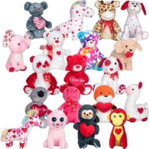 Jumbo 100% Generic 12in Valentines Plush Kit 40 pcs