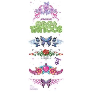 LET534D-Girls' Club Tattoos by Lethal Threat Display Card