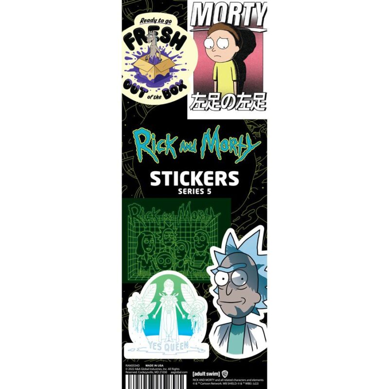 Rick and Morty Stickers (300 Pcs.)