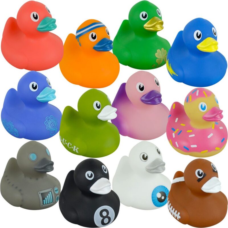 Rubber Ducks Series 2-2In - Duck Assortment Shot - aa Global - RUD2B