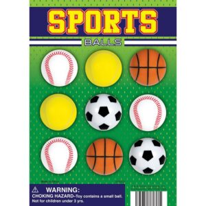 SPBADV-32mm 1.25in Sports Balls Display Card