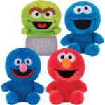 Sesame Street Big Head Plush - 4 Sesame Street Plush Group Shot - aa Global - 3LSSBH