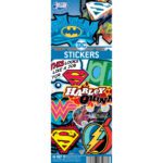 WAR9434D-DC Comics Logo Stickers Display Card