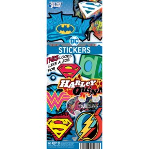 WAR9434D-DC Comics Logo Stickers Display Card