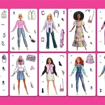 Barbie Dress Up Stickers
