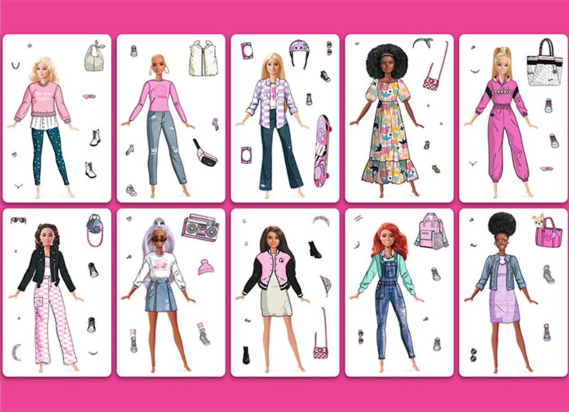 Barbie Dress Up Stickers