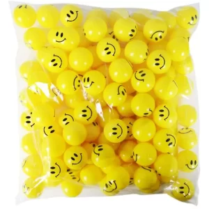 Plastic yellow smiley face