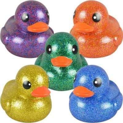 Glitter ducks for cranes