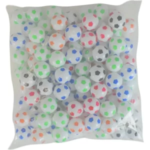 Plastic soccer ball mix