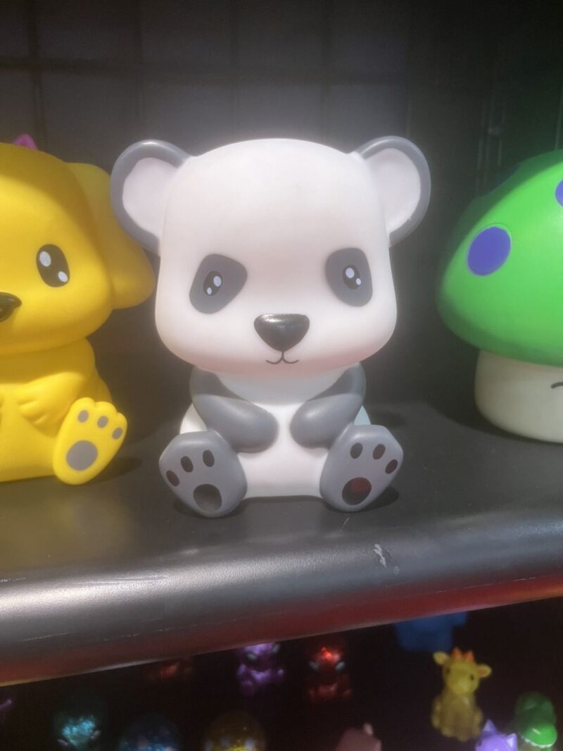 6 inch rubber panda bear