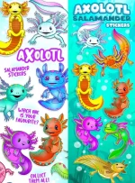 axolotl stickers bulk vending