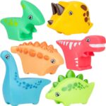 Block Style Rubber Dinosaurs 2.5in to 3.5in (50pcs)