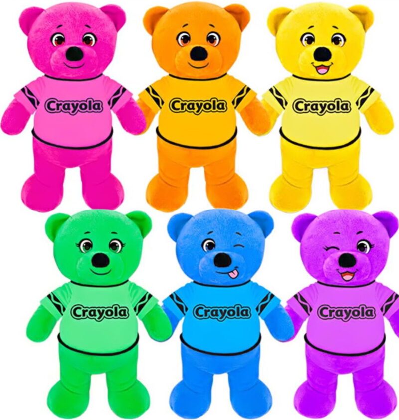 Bulk Crayola Teddy Bear Plush Mix