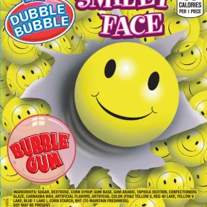 Dubble Bubble Smiley Face Gumballs