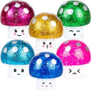 Glitter Mushrooms 2.5inch Toys