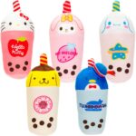 Hello Kitty Boba Plush 7 5In Asst - 5 Hello Kity Boba Group