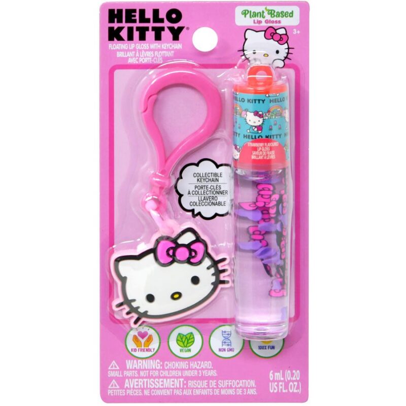 Hello Kitty Lip Gloss with Keychain