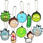 Rick and Morty 2-D Figure Keychains in 2in Capsules 250pcs