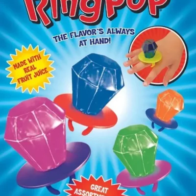 Bulk Ring Pops – 398 Count of Individually Wrapped Candy Rings