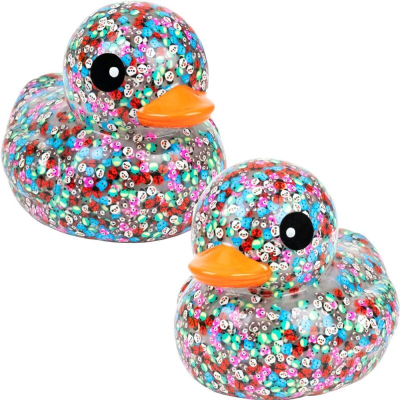 Rubber Animal Confetti Ducks