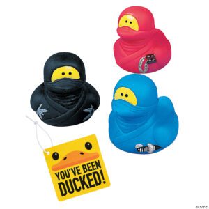 Rubber Ninja Ducks Asst. Colors (288 Ducks)