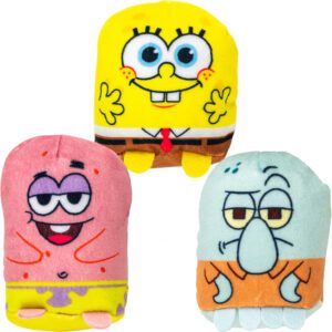 Spongebob Mini Plush Asst 48Pcs - Spongebob Patrick Squidward Shot