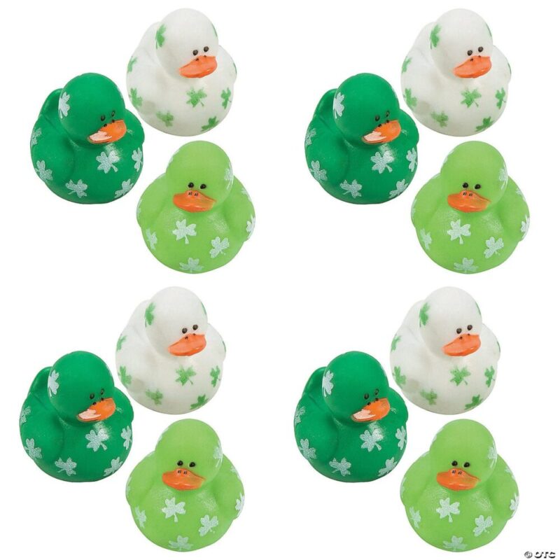 St. Patrick's Day Shamrock Rubber Ducks (240 pcs.)