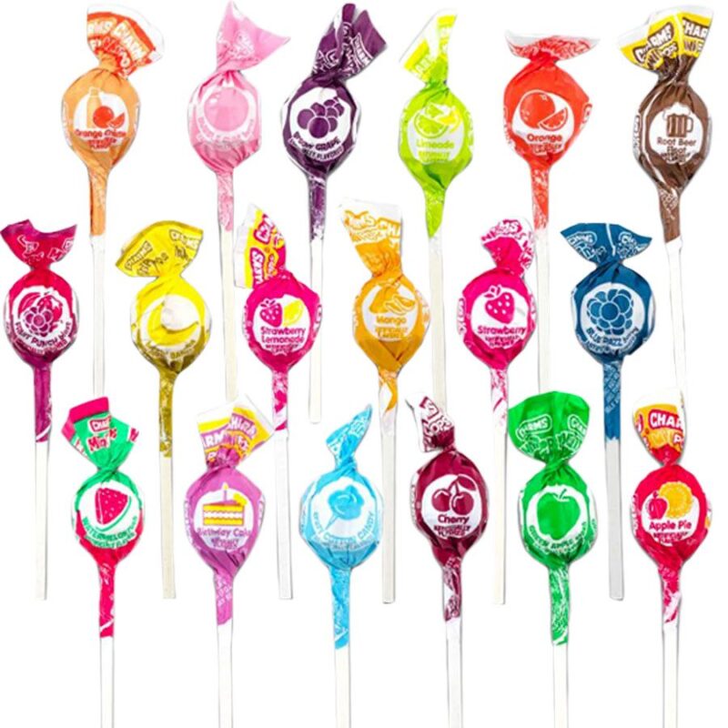 400 count charms minipops lollipops assorted flavors