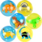 45mm 3-D Hi-Bounce Dinosaur Ball Mix (12 Pcs.)